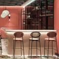 The Drift Barchair is available in full-fabric, full-rattan, as well as half-rattan/fabric options.